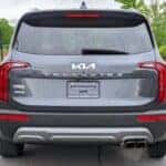 Back of a 2023 Kia Telluride for sale at Landers Kia in Little Rock, Arkansas