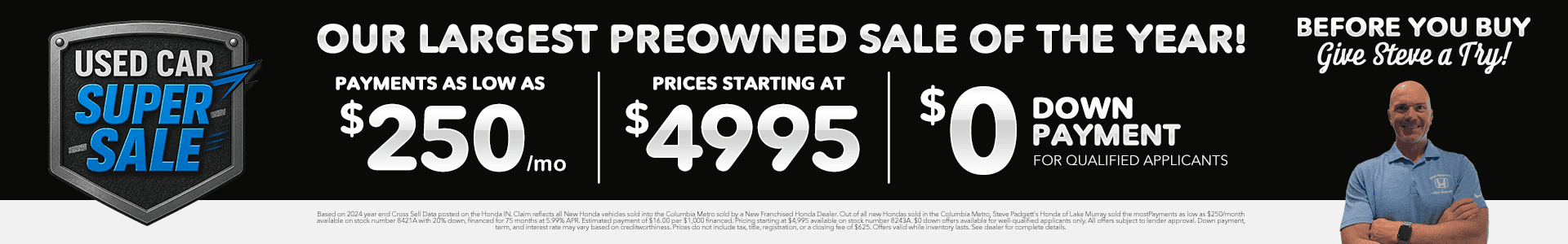 Used Car Super Sale