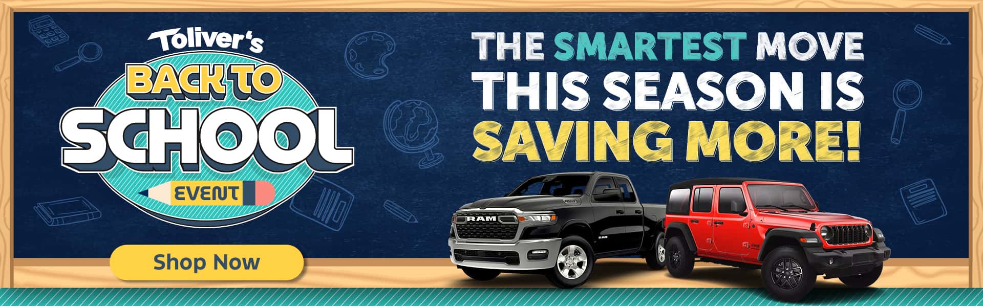 Toliver Back to School Month Sales Event
