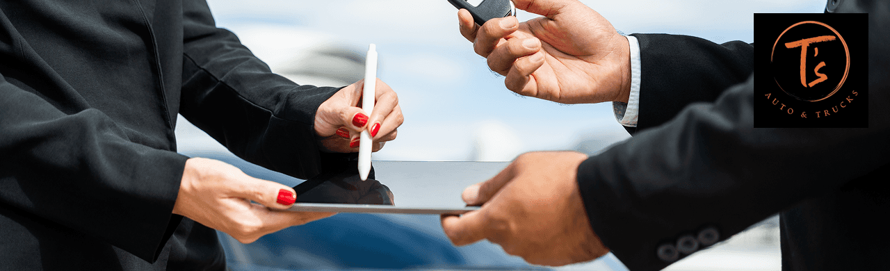 A satisfied customer driving away in a reliable used car from an Omaha dealership after a great deal.