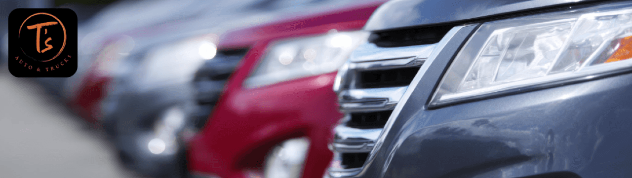 Affordable used cars for sale displayed at T’s Auto & Truck Sales lot in Omaha, Nebraska