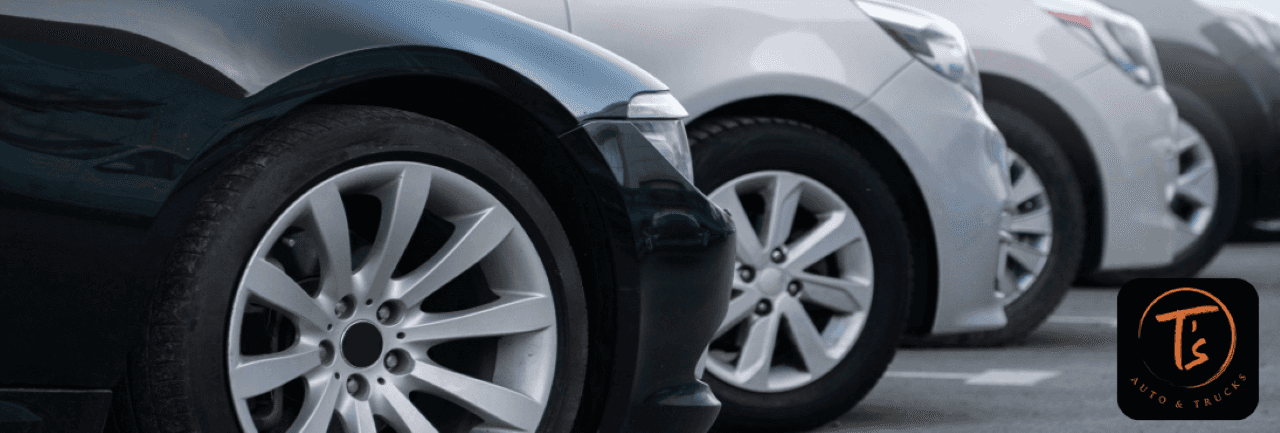 Used trucks and SUVs for sale at T’s Auto & Truck Sales lot near Omaha